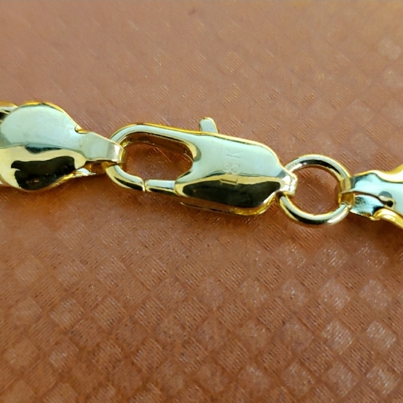 🆕️ FINAL SALE 50% OFF TODAY 18k Gold Plated Figaro Men's 8mm Chain - Picture 5 of 7